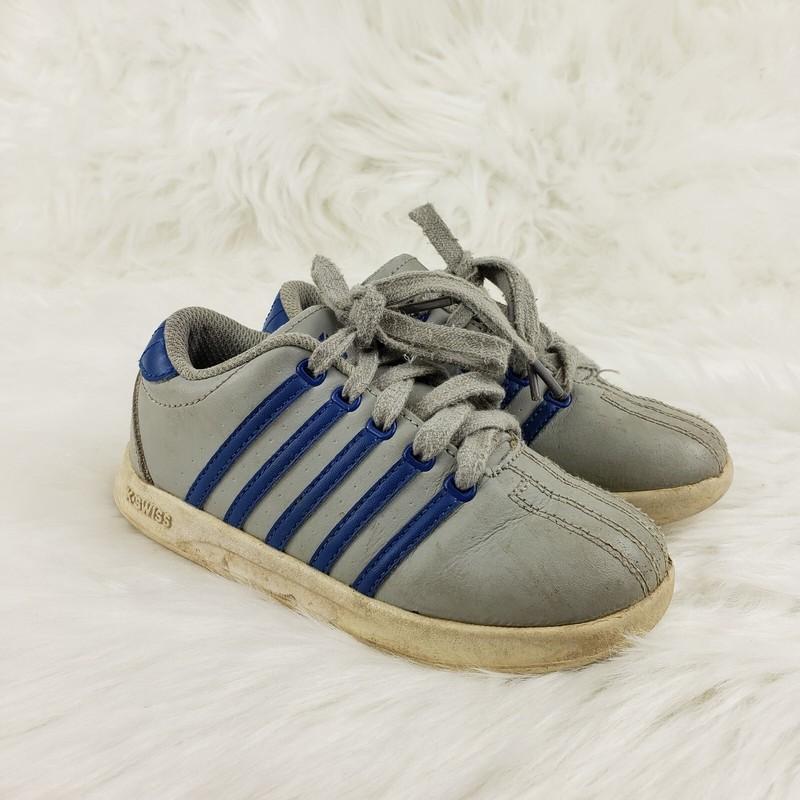 K-SWISS Gray Blue Casual Shoes Toddler Size US 10 EUR 27.5