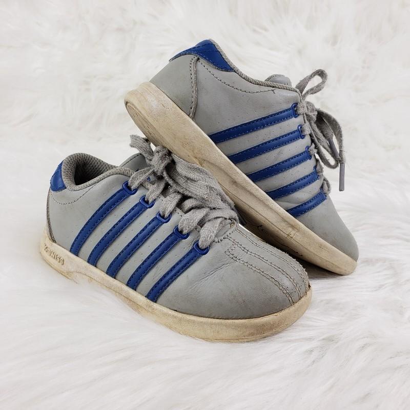 K-SWISS Gray Blue Casual Shoes Toddler Size US 10 EUR 27.5