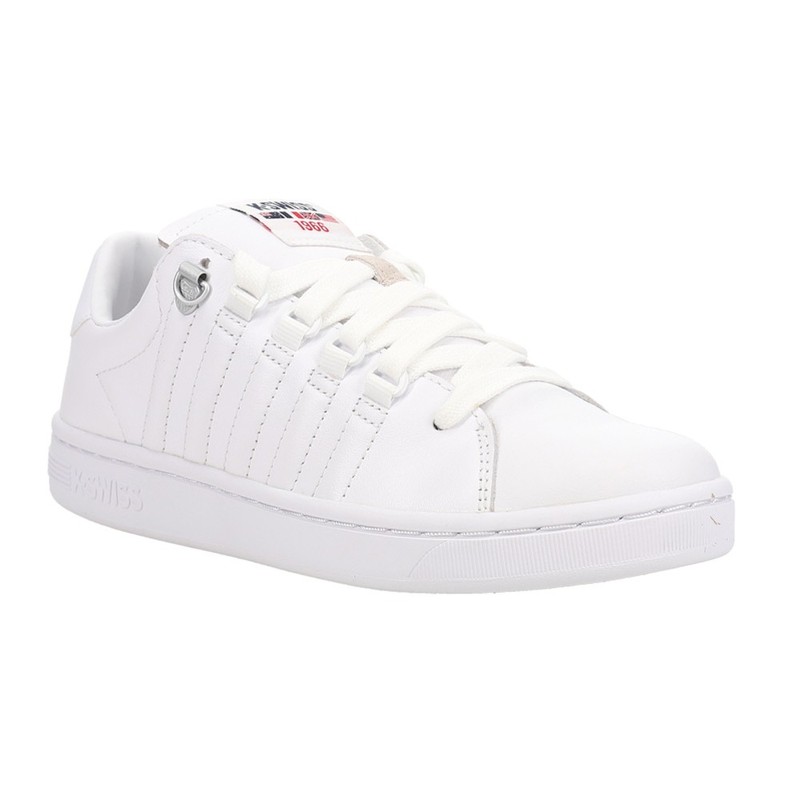 K-Swiss Lozan Ii Lace Up Mens White Sneakers Casual Shoes 07943-966