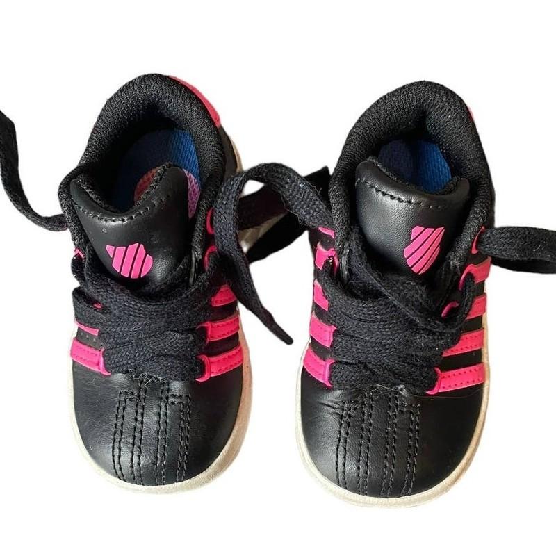 K-Swiss Toddler Size 5 Sneakers Black Pink