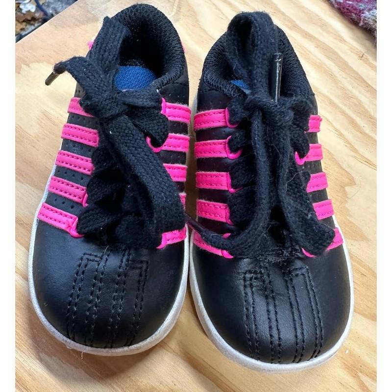 K-Swiss Toddler Size 5 Sneakers Black Pink