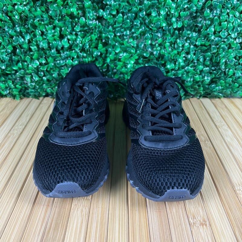 K-SWISS Tube Comfort 200 Boys Black Shoes Sneakers Sz 5