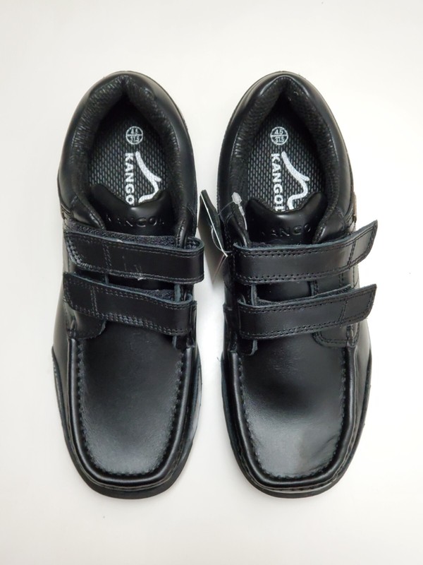 KANGOL Big Kid Slip On Leather Casual Shoes Black