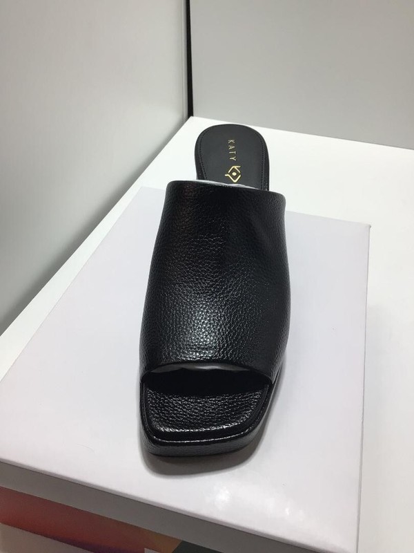 KATY PERRY Women's THE SURRPRISE SLIDE Shoes BLACK Size 9M KP2729-BLK NIB