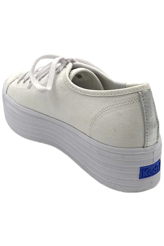 Keds Women's Triple Kick Platform Sneaker White