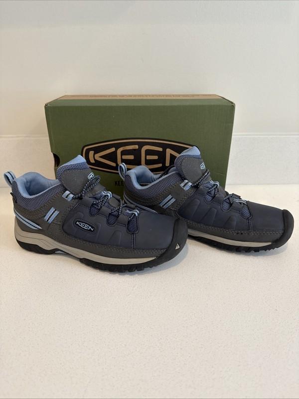 Keen Boys Blue Targhee Low Waterproof Hiking Sneaker Size 3