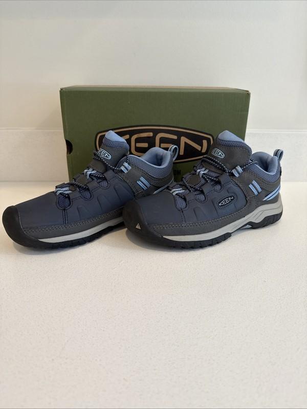 Keen Boys Blue Targhee Low Waterproof Hiking Sneaker Size 3