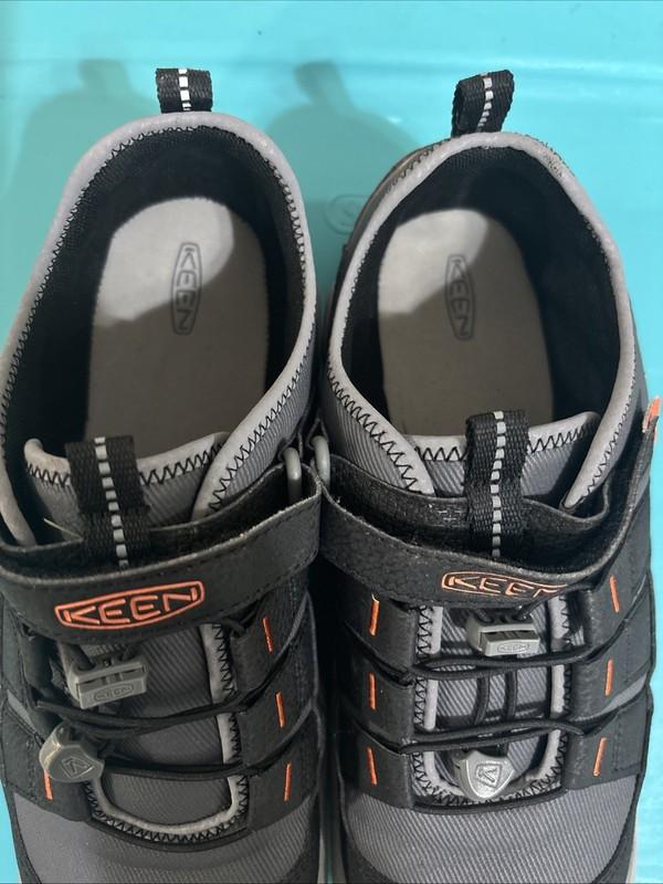 Keen Boys Knotch Hollow 1025881 Gray Orange Casual Shoes Sneakers Size 7