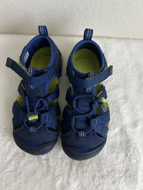 KEEN Boys Sandals Shoes Kids Blue Green Size 1