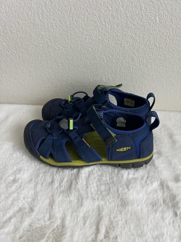 KEEN boys Sandals Shoes Kids Blue Green Size 1