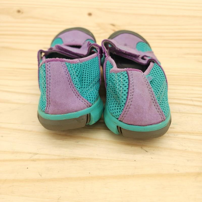 Keen Girls Shoes Sz 6 Blue Purple Outdoor Flats Comfort Water Slip On