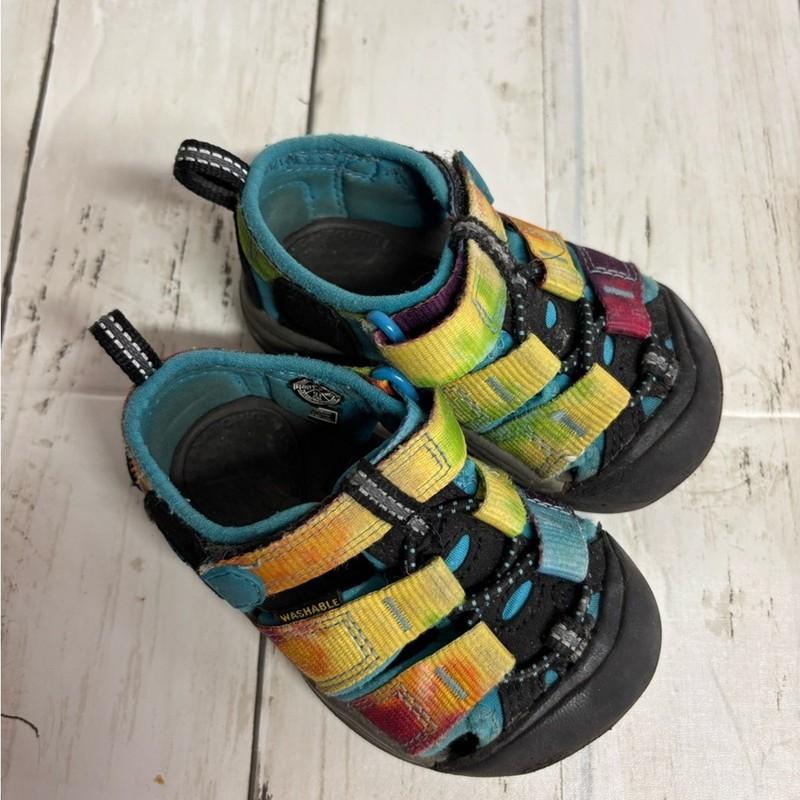 KEEN Kids' Multicolor Sandals Tie Dye Toddler Size 5
