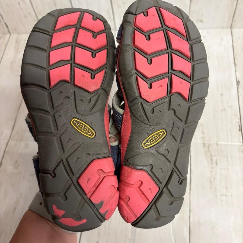 Keen Newport H2 Pink & Blue Sandals Youth Size 2