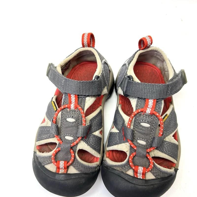 Keen Newport H2 Size 5 Youth EU 37 Gray Green Waterproof Sport Sandals 1014266