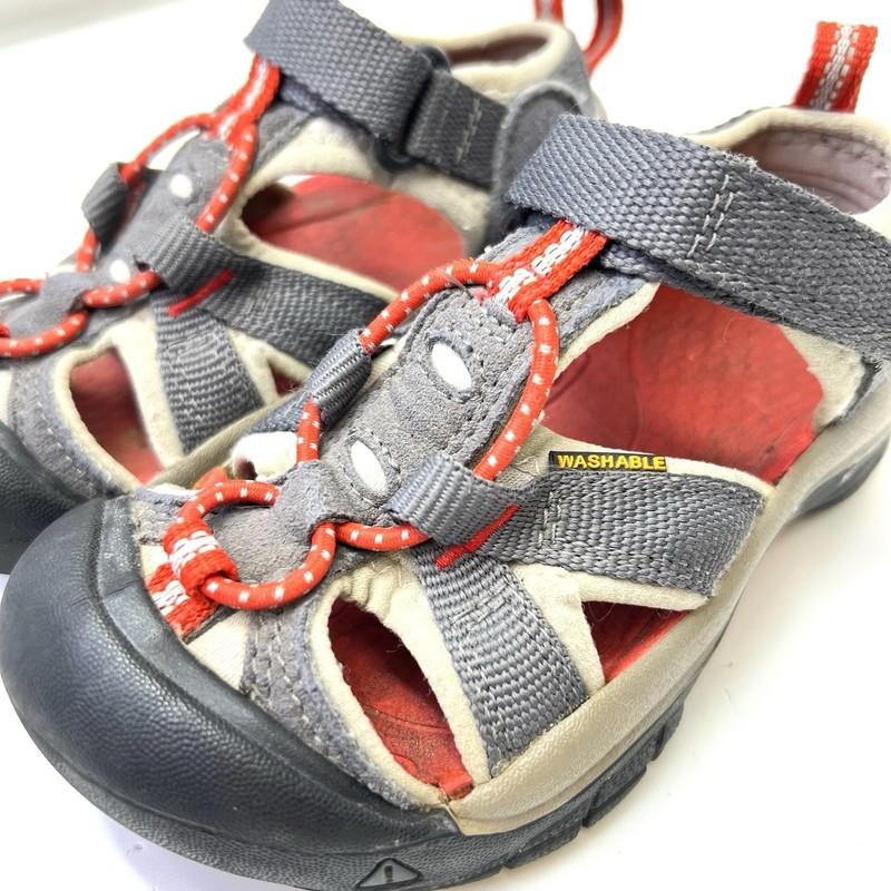 Keen Newport H2 Size 5 Youth EU 37 Gray Green Waterproof Sport Sandals 1014266