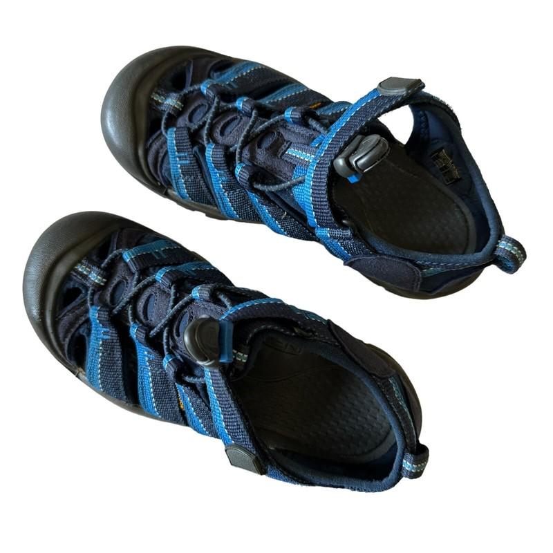 Keen Newport H2 Sport Sandals Boys Size 2 Washable Waterproof Blue/Grey Summer
