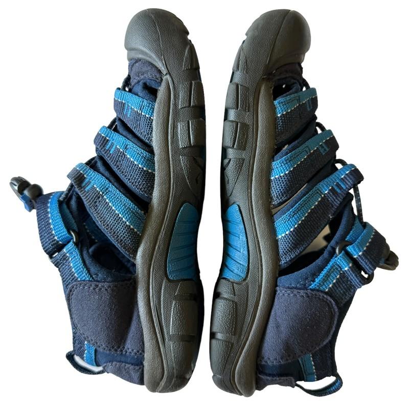Keen Newport H2 Sport Sandals Boys Size 2 Washable Waterproof Blue/Grey Summer
