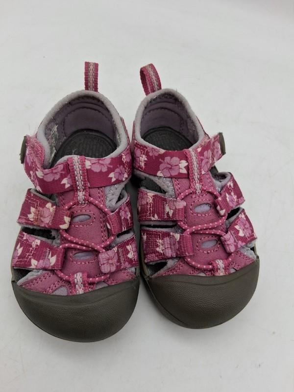 KEEN Newport Pink Toddler Kids Size 6 Sandals Floral Print