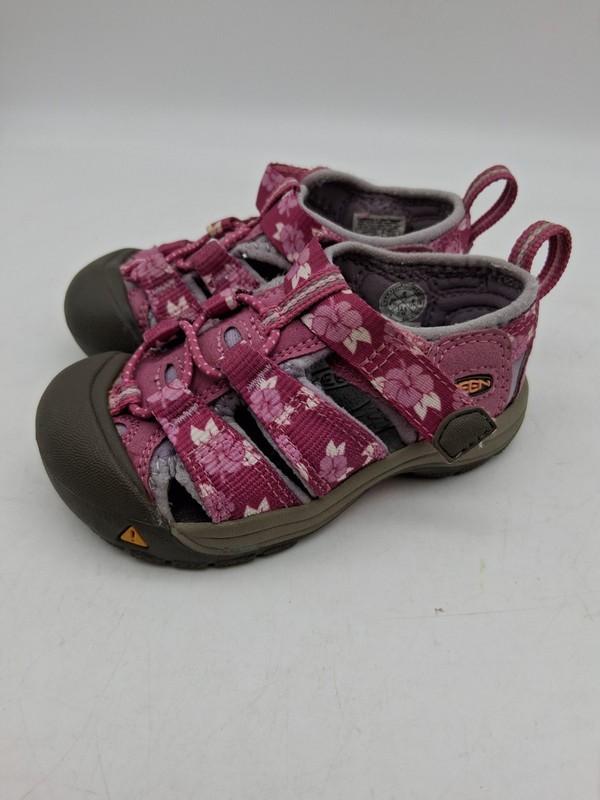 KEEN Newport Pink Toddler Kids Size 6 Sandals Floral Print