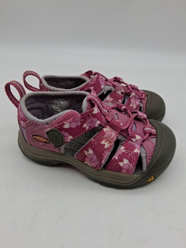 KEEN Newport Pink Toddler Kids Size 6 Sandals Floral Print