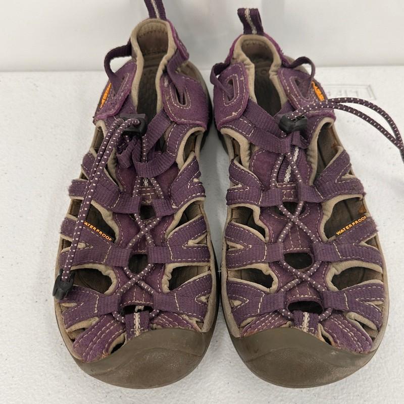 Keen Purple Nylon Whisper Hiking Sandals Size 4