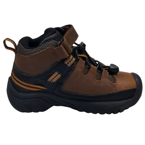 KEEN Targhee Mid WP Dark Earth/Golden Brown Size 8 Little Kid