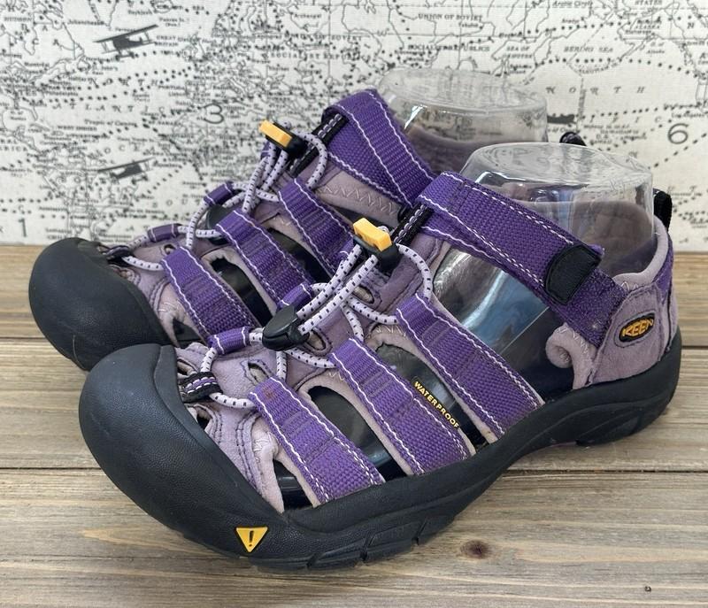 Keen Youth H2 Sandals Purple Waterproof Hiking Outdoor Size 4
