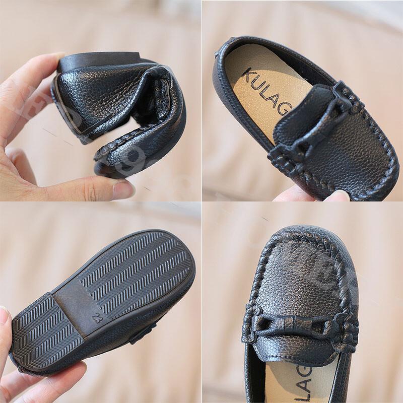 Kids Boys Girls Slip On Toddlers Loafers Moccasins Party Dress Boat Shoes US