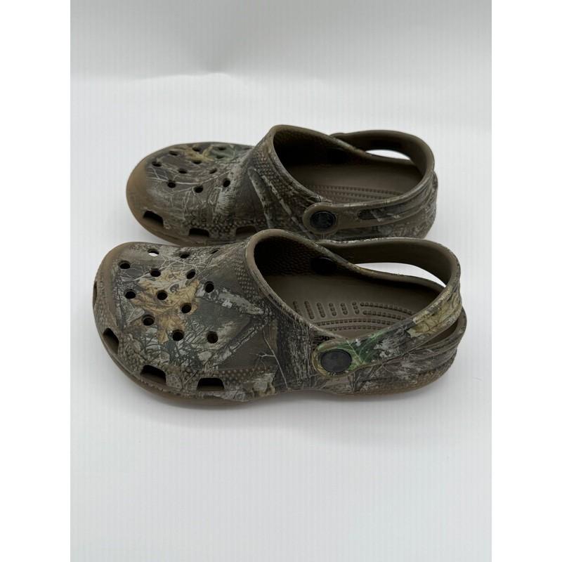 Kids Camo Crocs Clogs Size 1