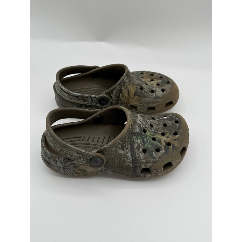 Kids Camo Crocs Clogs Size 1
