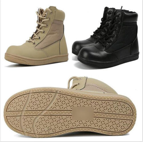 Kids Child US Army SWAT Tactical Combat Boots Boys Girls Military Outdoor Shoes