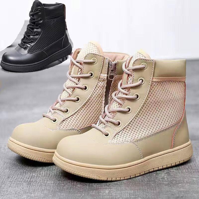 Kids Children Army SWAT Tactical Combat Boots Boys Girls Military Outdoor Shoes