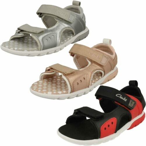Kids Clarks Hook And Ring Sandals Rocco Tide K