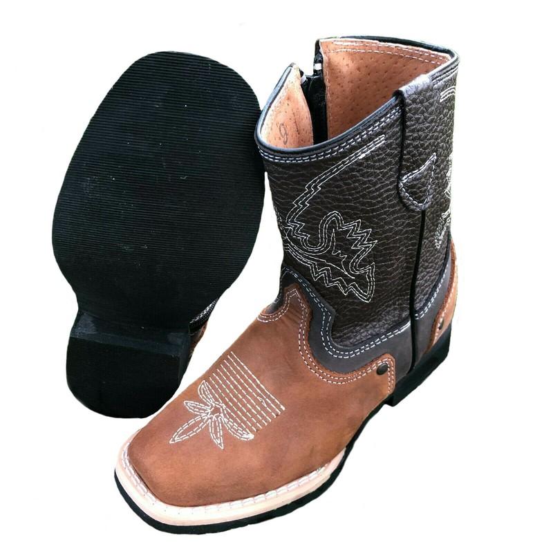 Kids Cowboy Boots Rodeo Tan Western Botas de Ninos Handcrafted