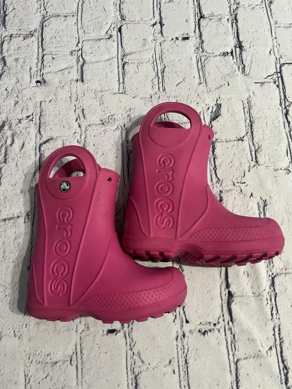 Kids' Crocs Handle It Rain Boot Size C6