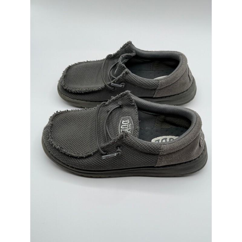 Kids Gray Hey Dudes Size 1