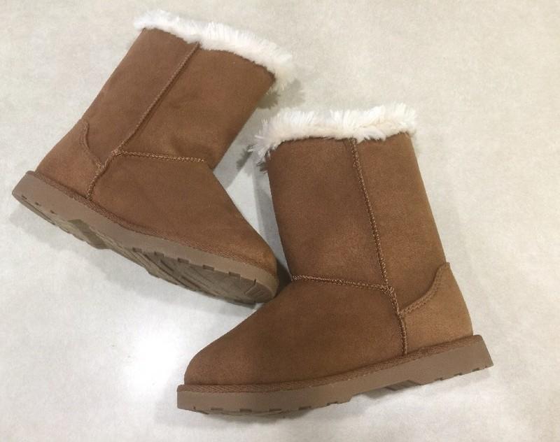 KIDS KORNER "Cheyanne" Youth Girl's Chestnut Button Boot~~Size 12