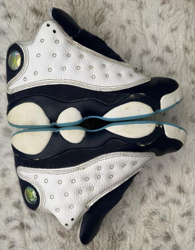 Kids Nike Jordan 13 Retro White Obsidian DJ3005-144 Size 13.5C