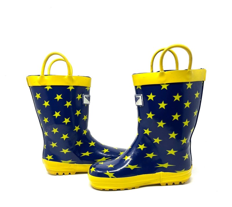 Kids Rubber Rain Boots Kids Snow Boots Warm Boys/ Girl Rain Boots Brand New