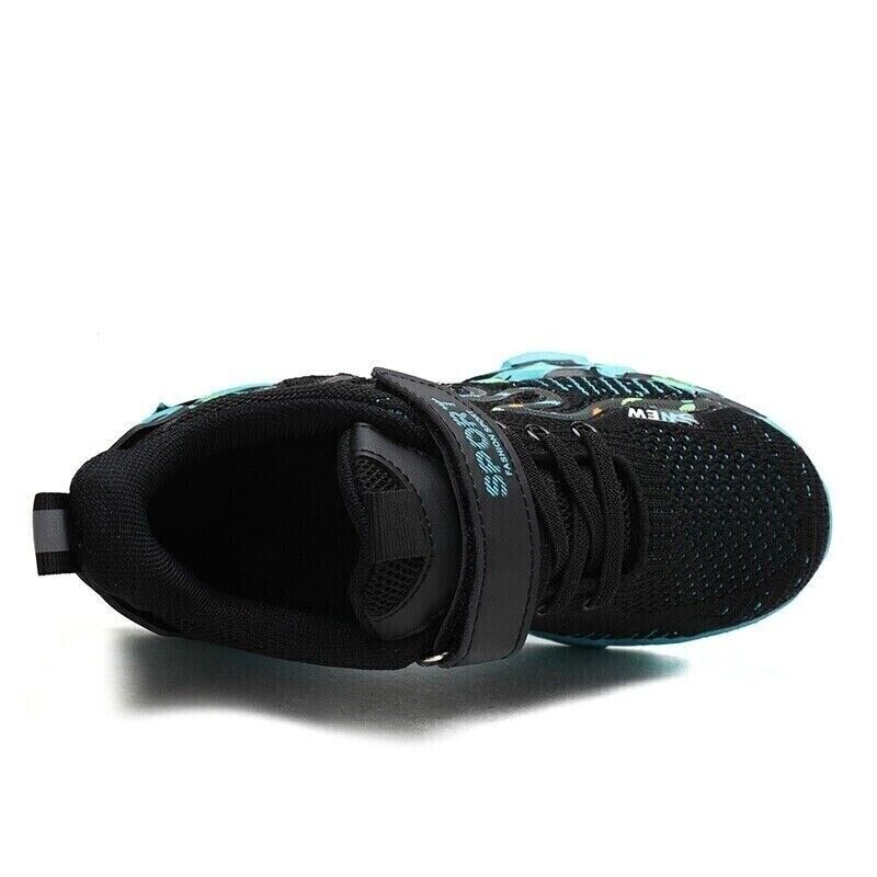 Kids Sneakers Boys Girls Running Shoes Lightweight Breathable Boys Tennis Size