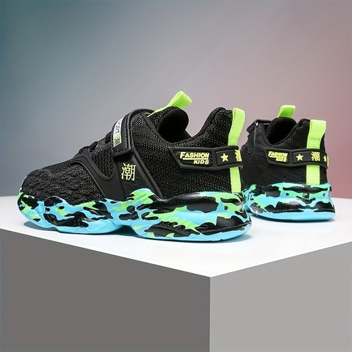Kids Sneakers Boys Girls Running Shoes Lightweight Breathable Boys Tennis Size