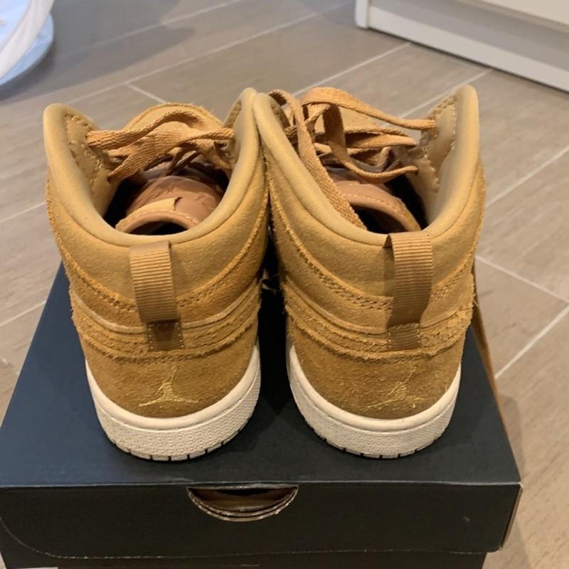 Kids Sneakers Jordan 1 Mid Golden Harvest Sail (BP) Size 3 Y Or 35 Euro