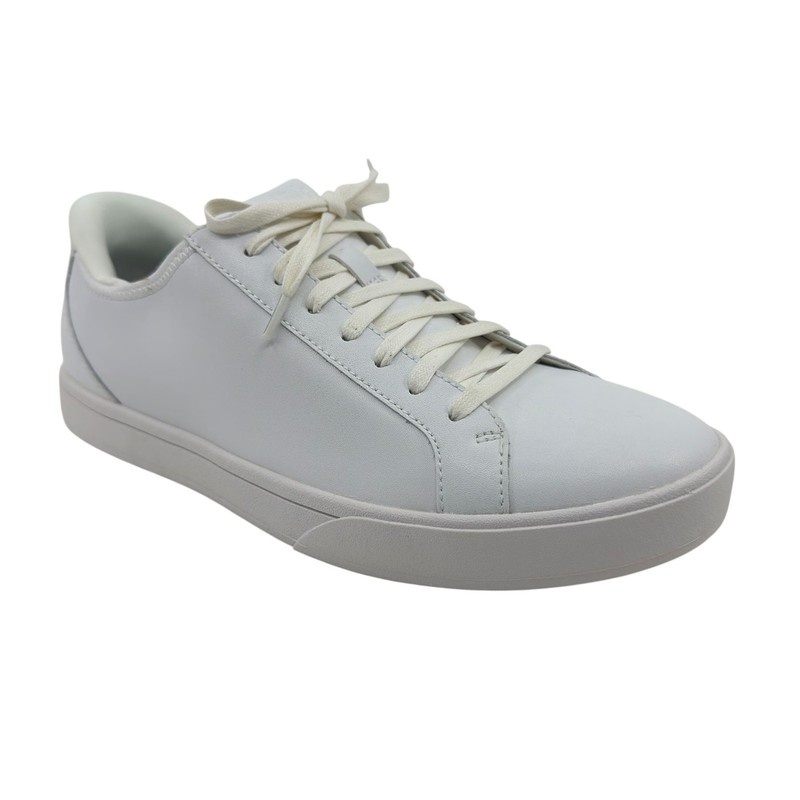 Kizik Irvine Plus Triple White Mens Athletic Sneaker