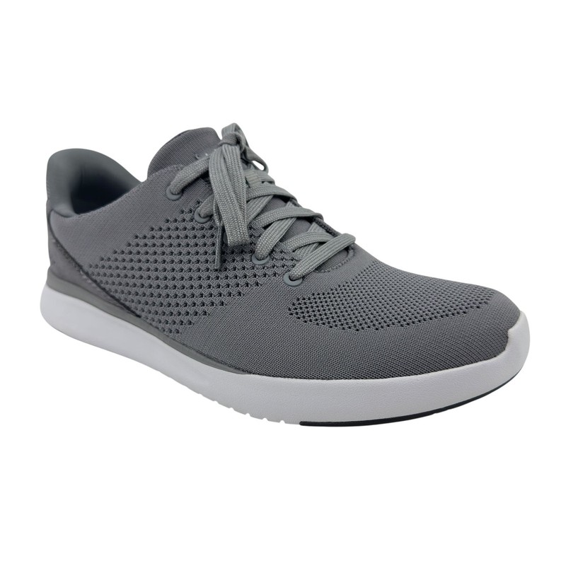 Kizik Lima Grey Mens Wide Athletic Sneaker