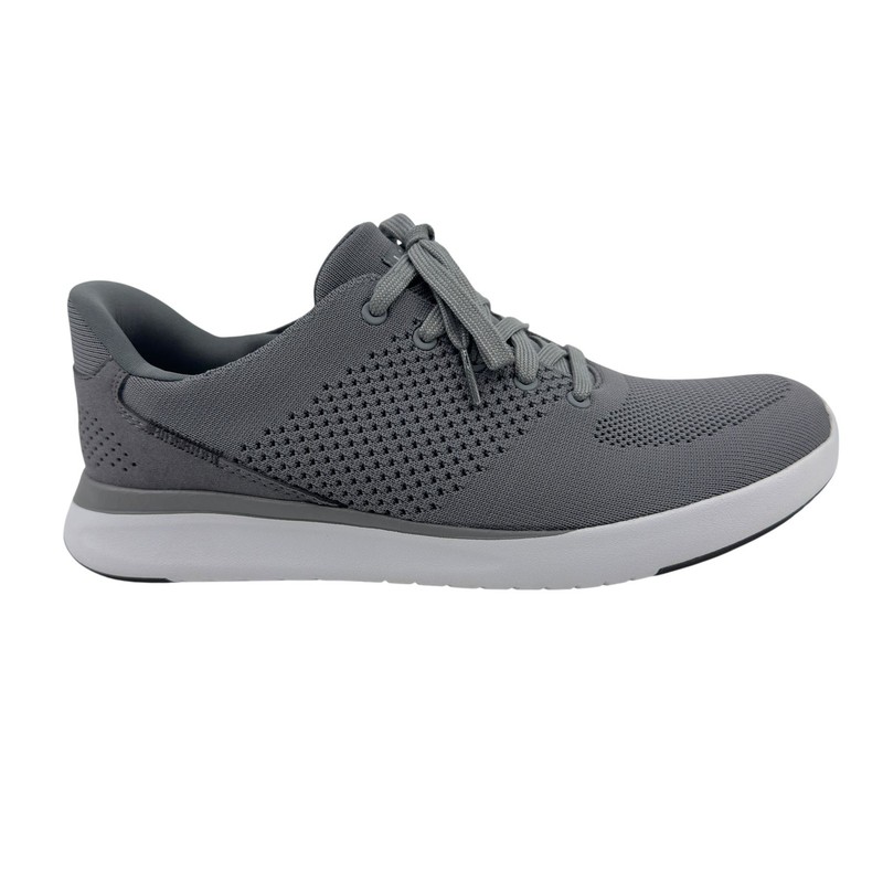 Kizik Lima Grey Mens Wide Athletic Sneaker