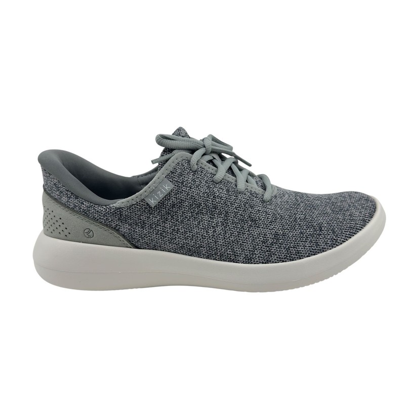Kizik Madrid Eco Knit Heathered Grey Mens Athletic Sneaker