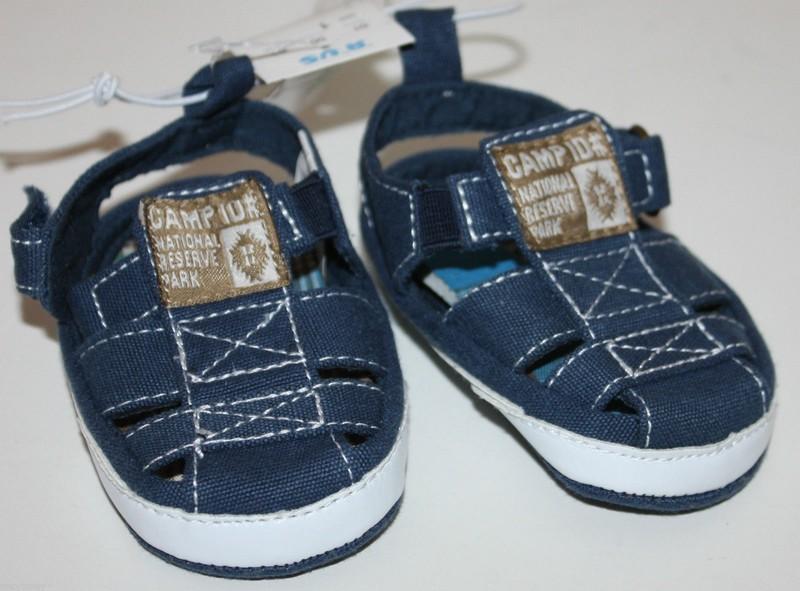 Koala Baby Kids Boys Blue & White Infant Sandals Shoes Size 1 NWT
