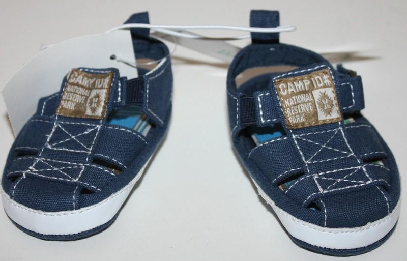 Koala Baby Kids Boys Blue & White Infant Sandals Shoes Size 1 NWT