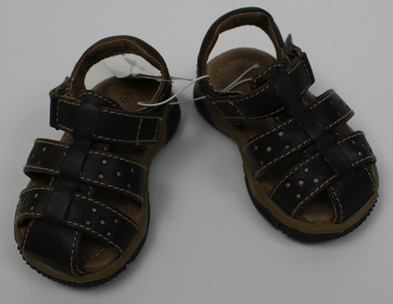 Koala Kids Toddler Boys Brown Sandals Size Size 2 Or 3-6 Months NWT