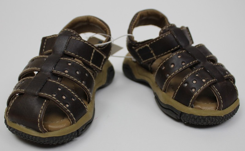 Koala Kids Toddler Boys Brown Sandals Size Size 2 or 3-6 months NWT